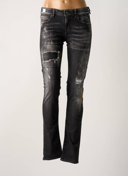 Jeans coupe slim noir REPLAY pour femme