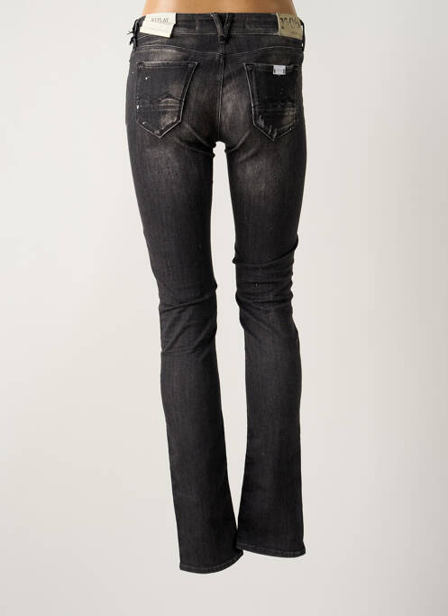 Jeans coupe slim noir REPLAY pour femme