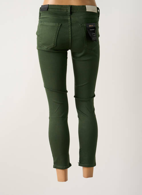 Jeans coupe slim vert REPLAY pour femme
