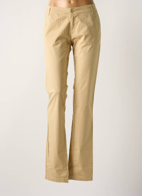 Pantalon chino beige TEDDY SMITH pour femme