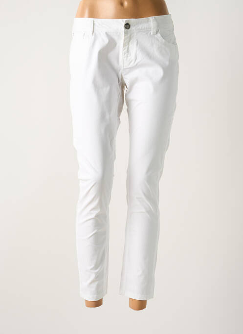 Pantalon slim blanc TEDDY SMITH pour femme