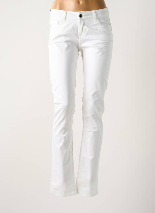 Pantalon slim blanc TEDDY SMITH pour femme