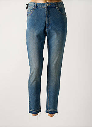 Jeans coupe slim stretch taille haute bleu CHEAP MONDAY femme