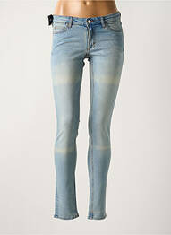 Jeans coupe slim taille basse taille basse bleu CHEAP MONDAY femme