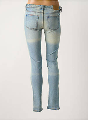 Jeans coupe slim taille basse taille basse bleu CHEAP MONDAY femme