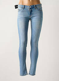 Jeans skinny stretch taille basse bleu CHEAP MONDAY femme