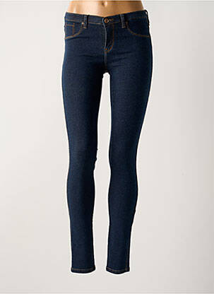 Jeans skinny tissage brut taille basse bleu DR DENIM femme