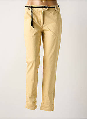 Pantalon chino taille basse taille basse beige ELEVEN PARIS femme