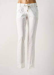 Pantalon slim taille basse taille basse blanc FREEMAN T.PORTER femme