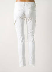 Pantalon cargo blanc FIVE PM pour femme seconde vue