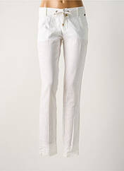 Pantalon slim blanc FREEMAN T.PORTER pour femme seconde vue