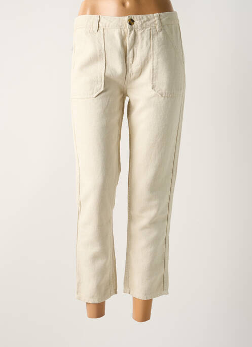 Pantalon 7/8 beige LAB DIP PARIS pour femme