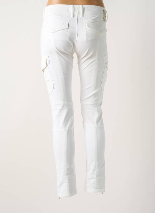 Pantalon cargo blanc FIVE PM femme