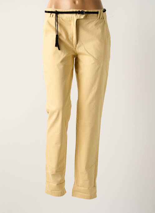 Pantalon chino beige ELEVEN PARIS pour femme