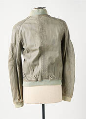 Veste en cuir gris OAKWOOD pour femme seconde vue