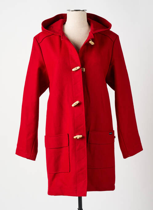 Manteau long rouge BREIZH ANGEL pour femme