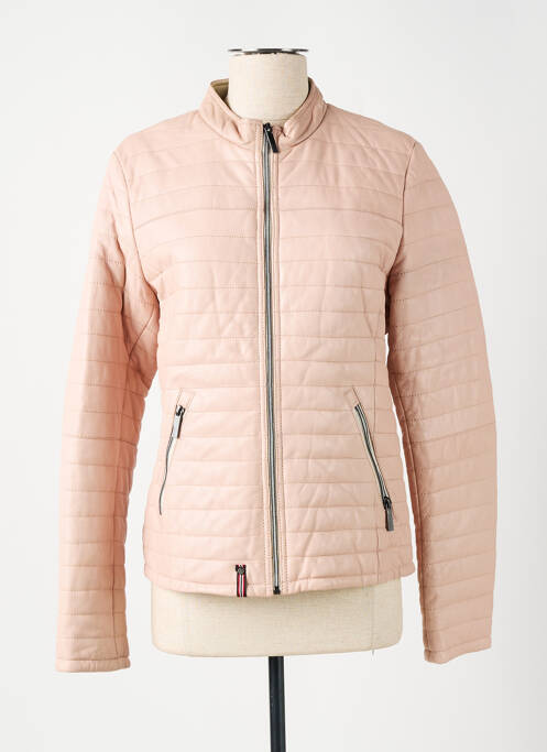 Veste en cuir rose OAKWOOD pour femme