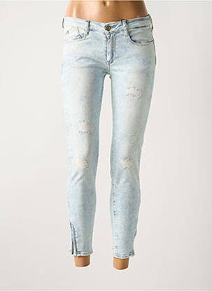 Jeans coupe slim slim taille normale bleu LE TEMPS DES CERISES femme