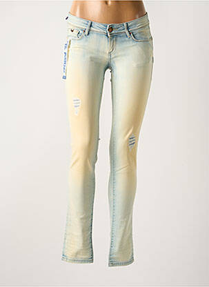Jeans coupe slim taille basse taille basse bleu SALSA femme