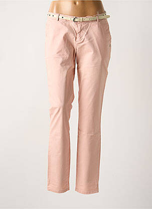 Pantalon chino taille normale taille normale rose MAISON SCOTCH femme