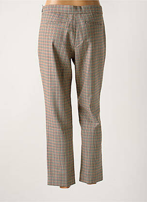 Pantalon droit stretch taille normale marron MAISON SCOTCH femme