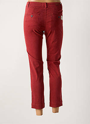 Pantalon 7/8 stretch taille normale rouge MKT STUDIO femme