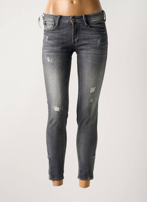 Jeans skinny gris LE TEMPS DES CERISES pour femme