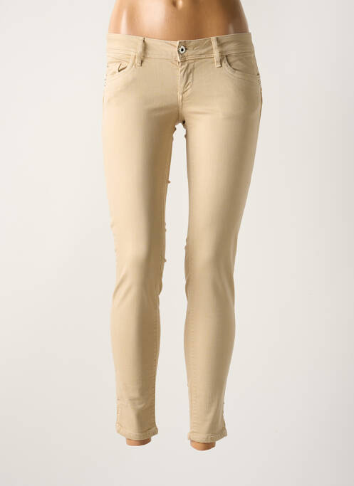 Pantalon 7/8 beige SALSA pour femme