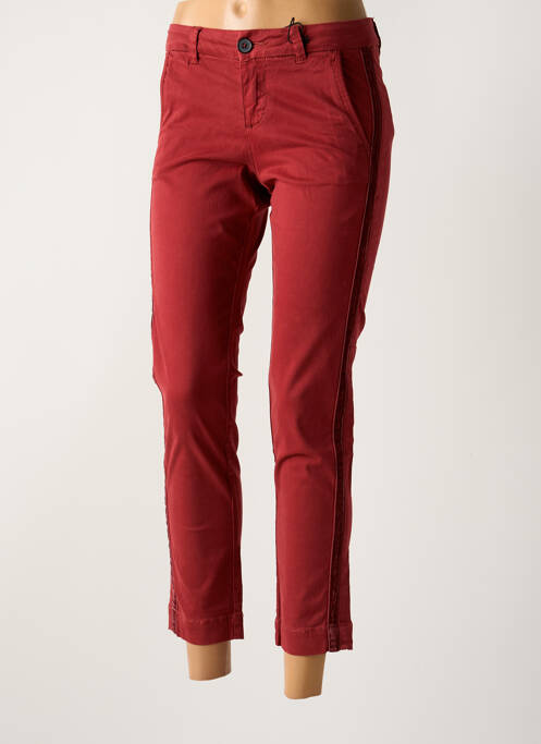 Pantalon 7/8 rouge MKT STUDIO pour femme