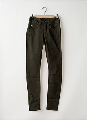 Pantalon slim stretch taille normale vert G STAR femme