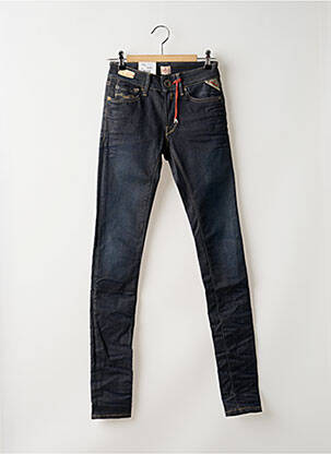 Jeans skinny tissage brut taille normale bleu REPLAY femme