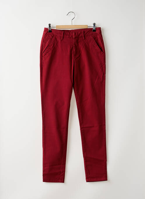 Pantalon 7/8 rouge REIKO pour femme