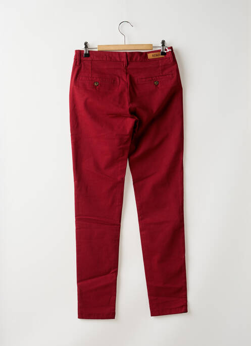 Pantalon 7/8 rouge REIKO pour femme