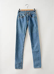 Jeans coupe slim stretch taille haute bleu BREIZH ANGEL femme