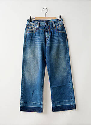 Jeans coupe droite stretch taille basse bleu PEPE JEANS femme