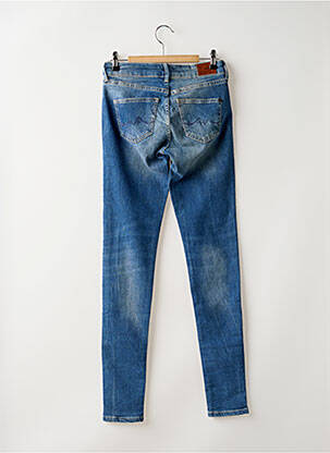 Jeans coupe slim effet usé délavé taille basse bleu PEPE JEANS femme