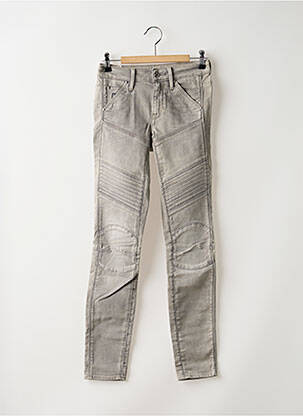 Jeans skinny stretch taille basse gris G STAR femme