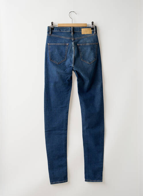 Jeans coupe slim stretch taille haute bleu ARMEDANGELS femme