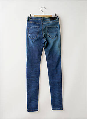 Jeans coupe slim effet usé délavé taille haute bleu DN.SIXTY SEVEN femme