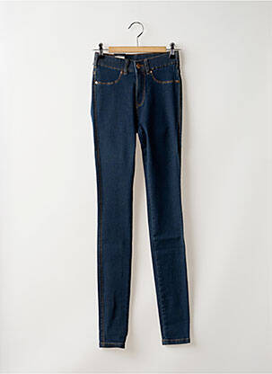 Jeans skinny tissage brut taille haute bleu DR DENIM femme