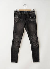 Jeans coupe slim stretch taille normale noir UNIQUE DNM femme