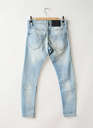 Jeans skinny fermeture boutonnée sur le devant taille basse bleu UNIQUE DNM homme