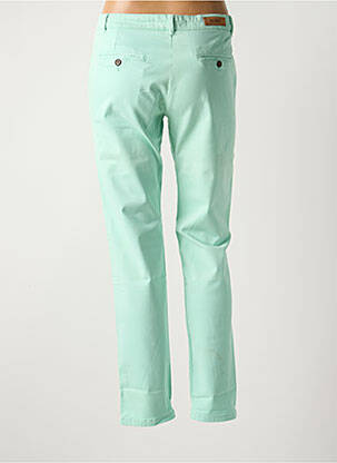 Pantalon chino taille basse taille basse vert REIKO femme