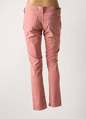 Jeans coupe slim tissage brut taille normale rose REIKO femme
