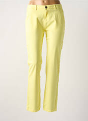 Pantalon chino jaune REIKO pour femme seconde vue