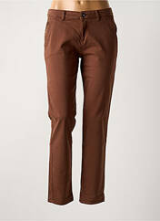 Pantalon chino marron REIKO pour femme seconde vue