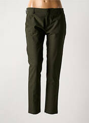 Pantalon chino vert REIKO pour femme seconde vue