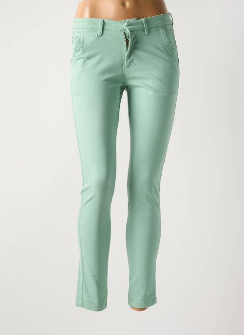 Pantalon chino vert REIKO pour femme