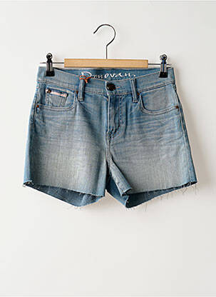 Short tissage denim taille normale bleu DONOVAN femme
