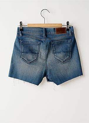 Short tissage denim taille normale bleu DONOVAN femme